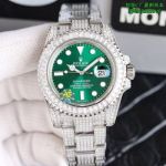 C Factory Faux ROLEX Submariner 904L Steel ETA2824 Movement 40MM Green Watch